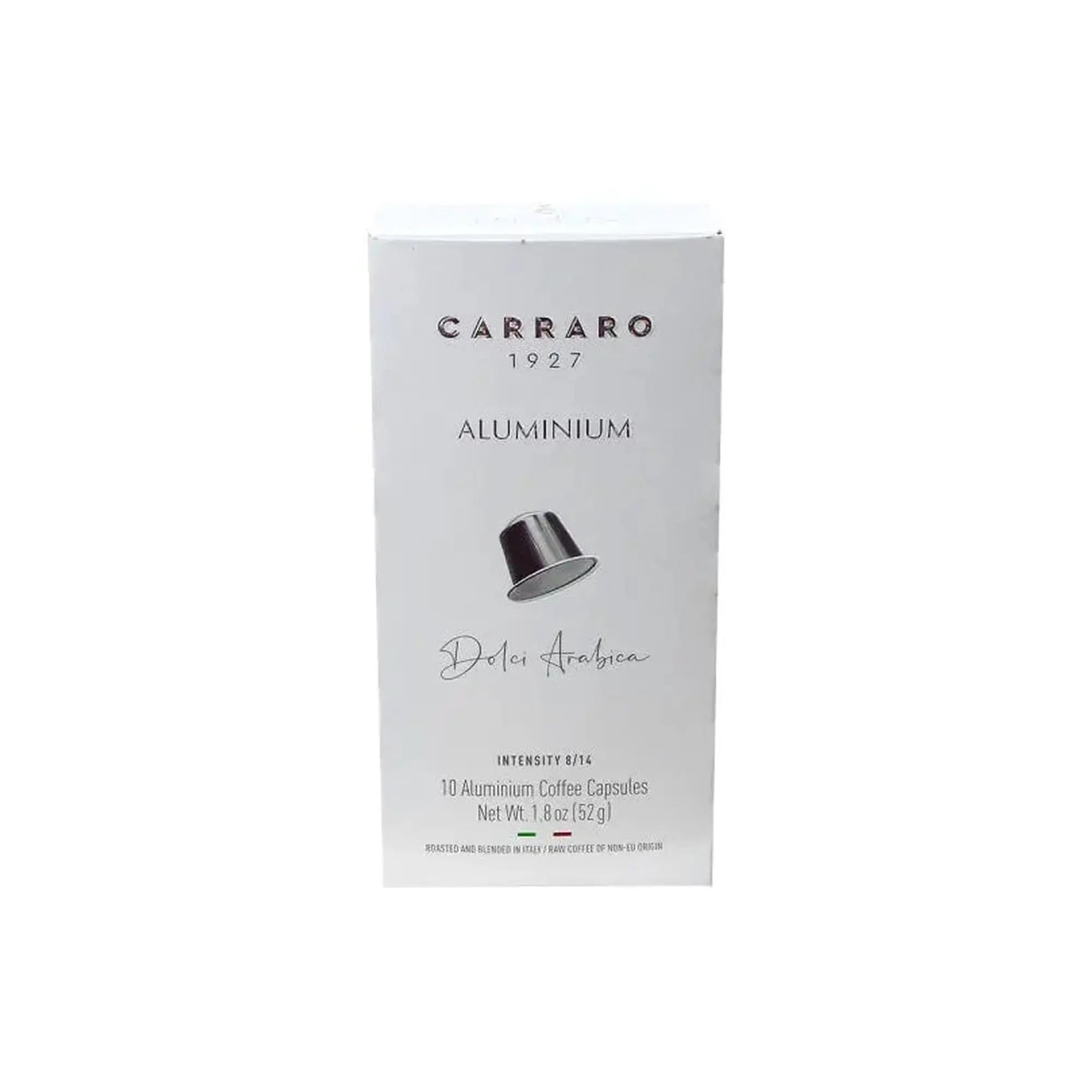Tawzeea CARRARO - Aluminum Dolci Arabica -10 capsules at Coffee & Cream Egypt