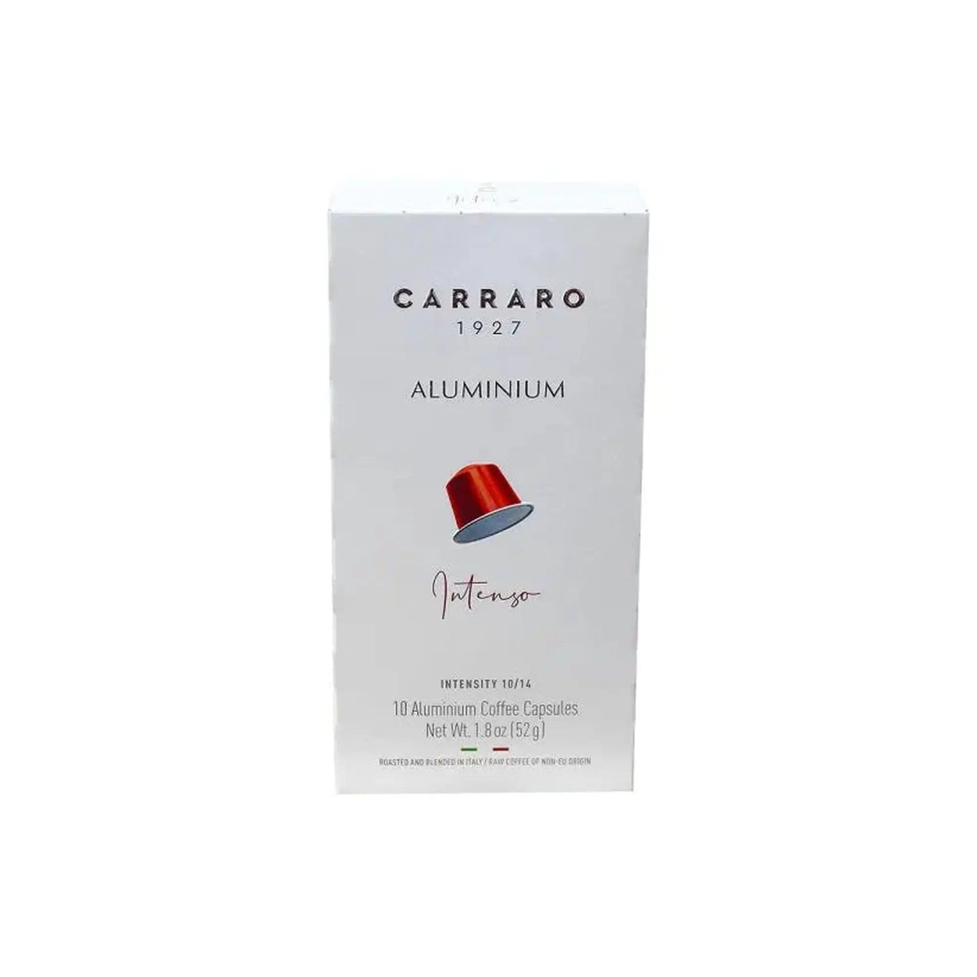 Tawzeea CARRARO - Aluminum Intenso -10 capsules at Coffee & Cream Egypt