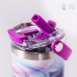 Bialetti Mico Tumbler Purple Stainless Steel 600ml