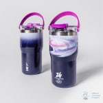 Bialetti Mico Tumbler Purple Stainless Steel 600ml