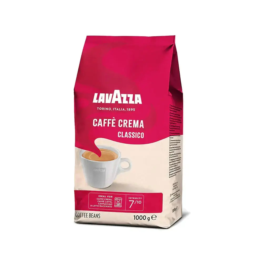 Lavazza Caffe Crema Classico Whole Coffee Beans - 1kg at Coffee & Cream Egypt