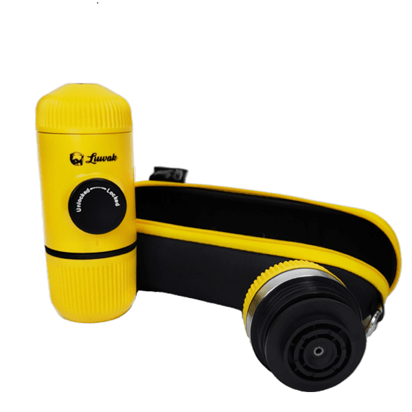 Luwak Portable Manual Espresso Machine - Yellow