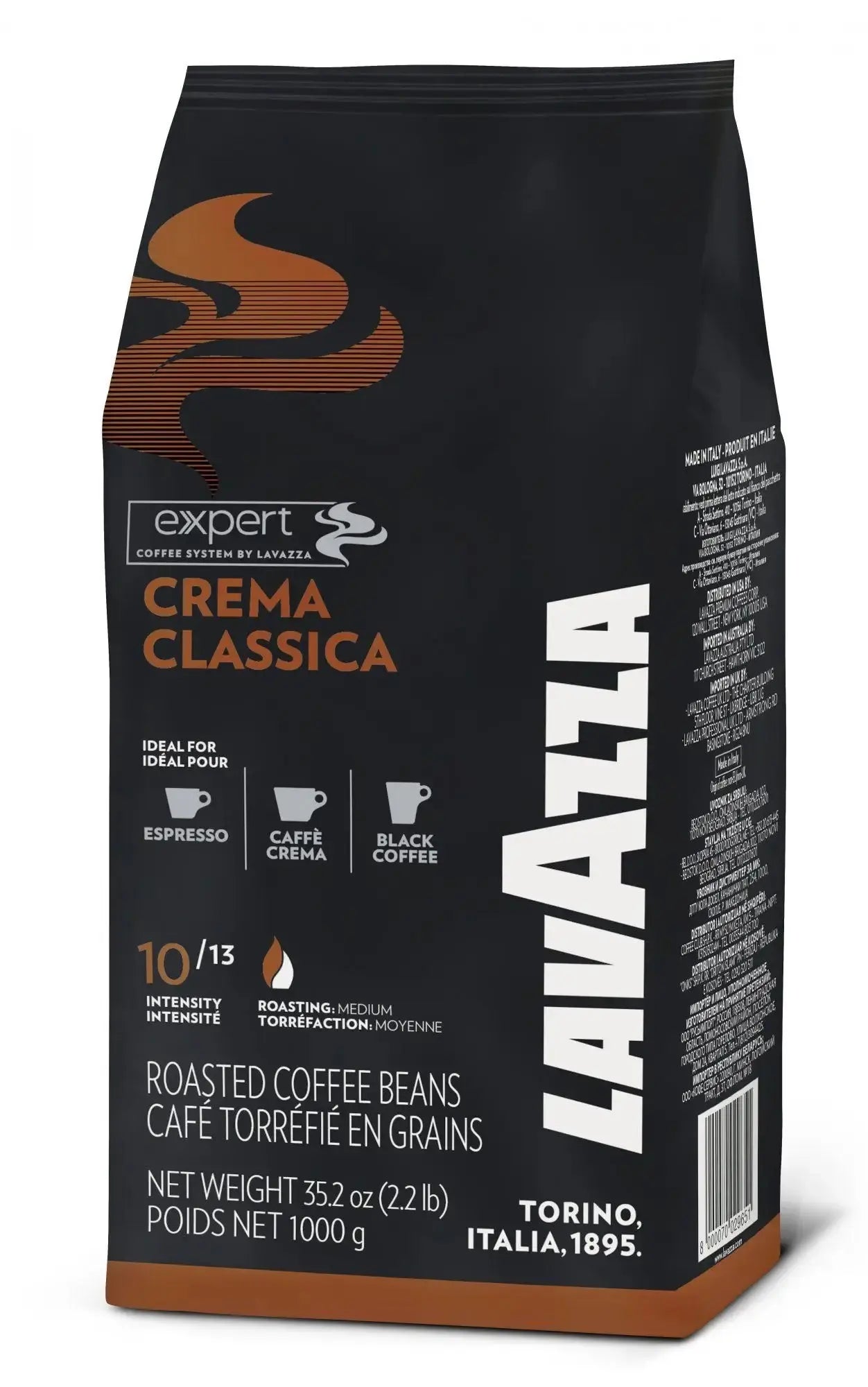 Order Lavazza - Expert Crema Classica Whole Coffee Beans - 1kg for LE 995.00 at Coffee & Cream, All your coffee needs in one place. Shop Coffee, Beans, Ground Coffee, Instant Coffee, Creamers, Coffee Machines, Blenders, and more. 50+ Brands Monin, Lavazza