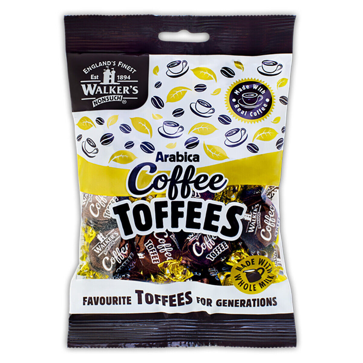 Walker's Nonsuch Coffee Toffees 150g bag