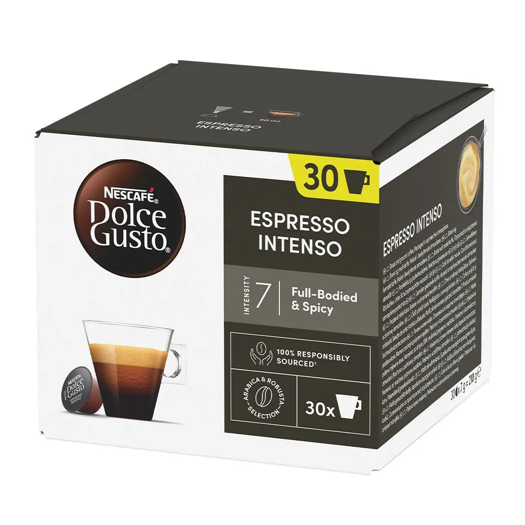 Nescafe Dolce Gusto Espresso Intenso Coffee Capsules - 30 Capsules at Coffee & Cream Egypt