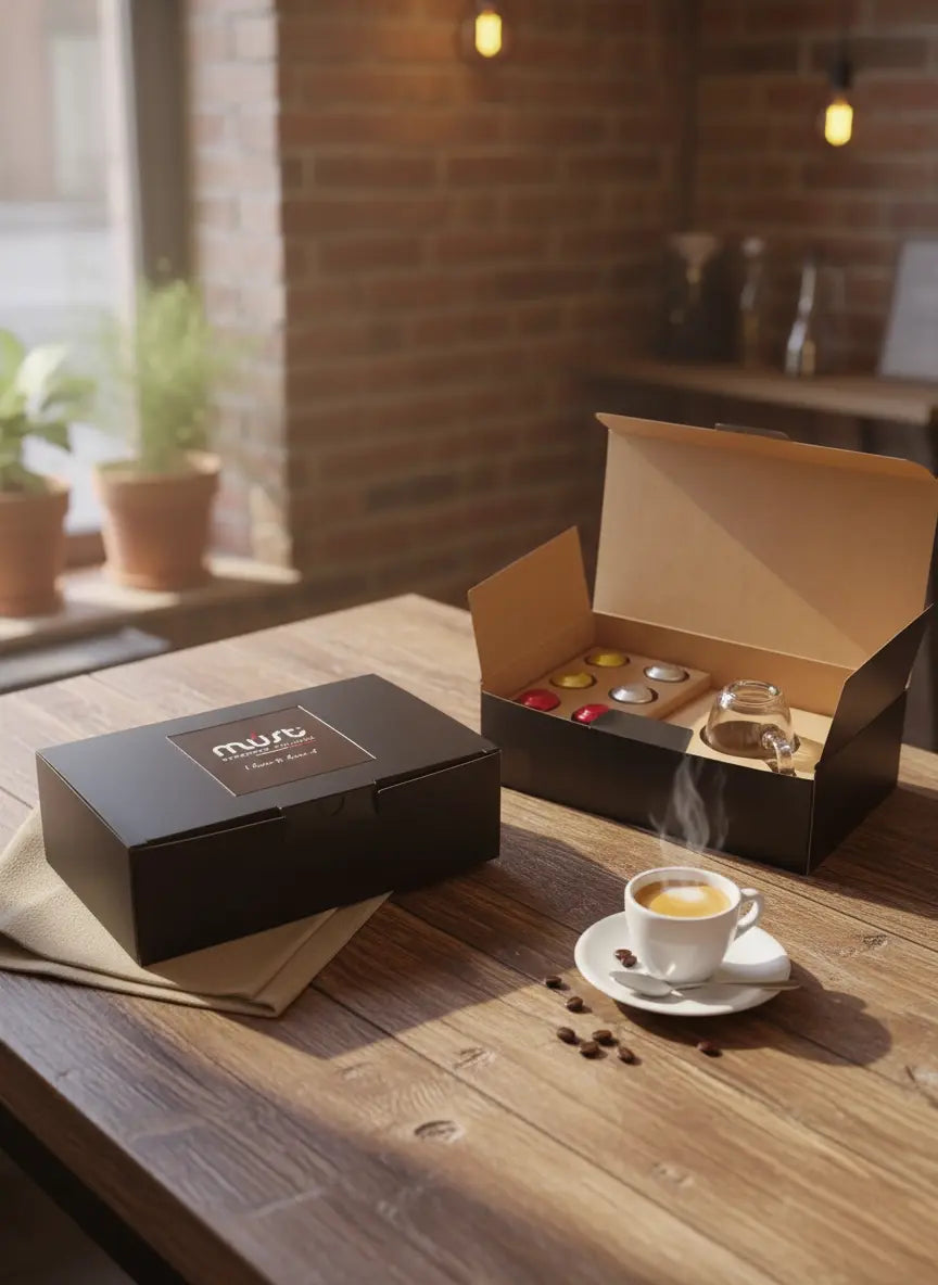 Must - Variety Compatible By Nespresso - 12 Variety Capsules + Carracci Espresso cup Caffe Carracci