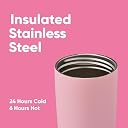 Owala SmoothSip Slider Insulated Stainless Steel Coffee Tumbler Pucker Up 20oz / 590ml