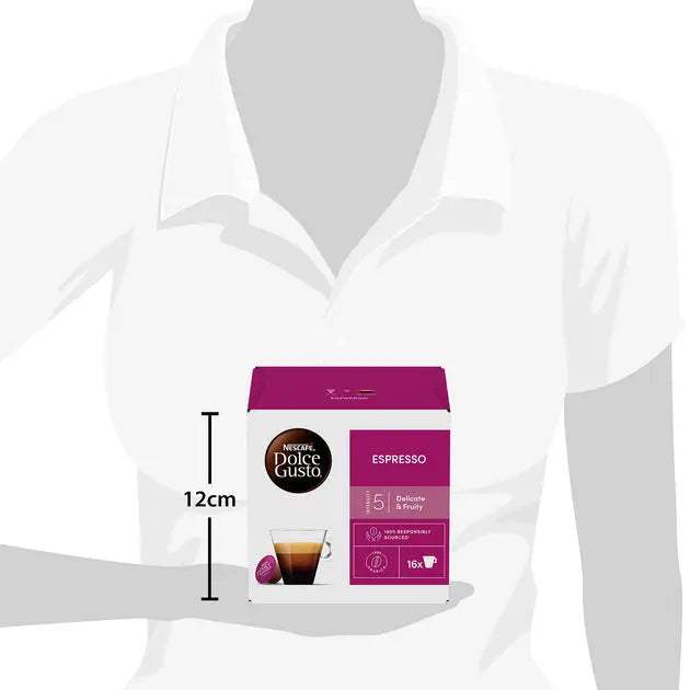 Order Nescafe Dolce Gusto Espresso 5 Coffee - 16 Capsules for LE 395.00 at Coffee & Cream, All your coffee needs in one place. Shop Coffee, Beans, Ground Coffee, Instant Coffee, Creamers, Coffee Machines, Blenders, Coffee and more. 50+ Brands Monin, Lavaz