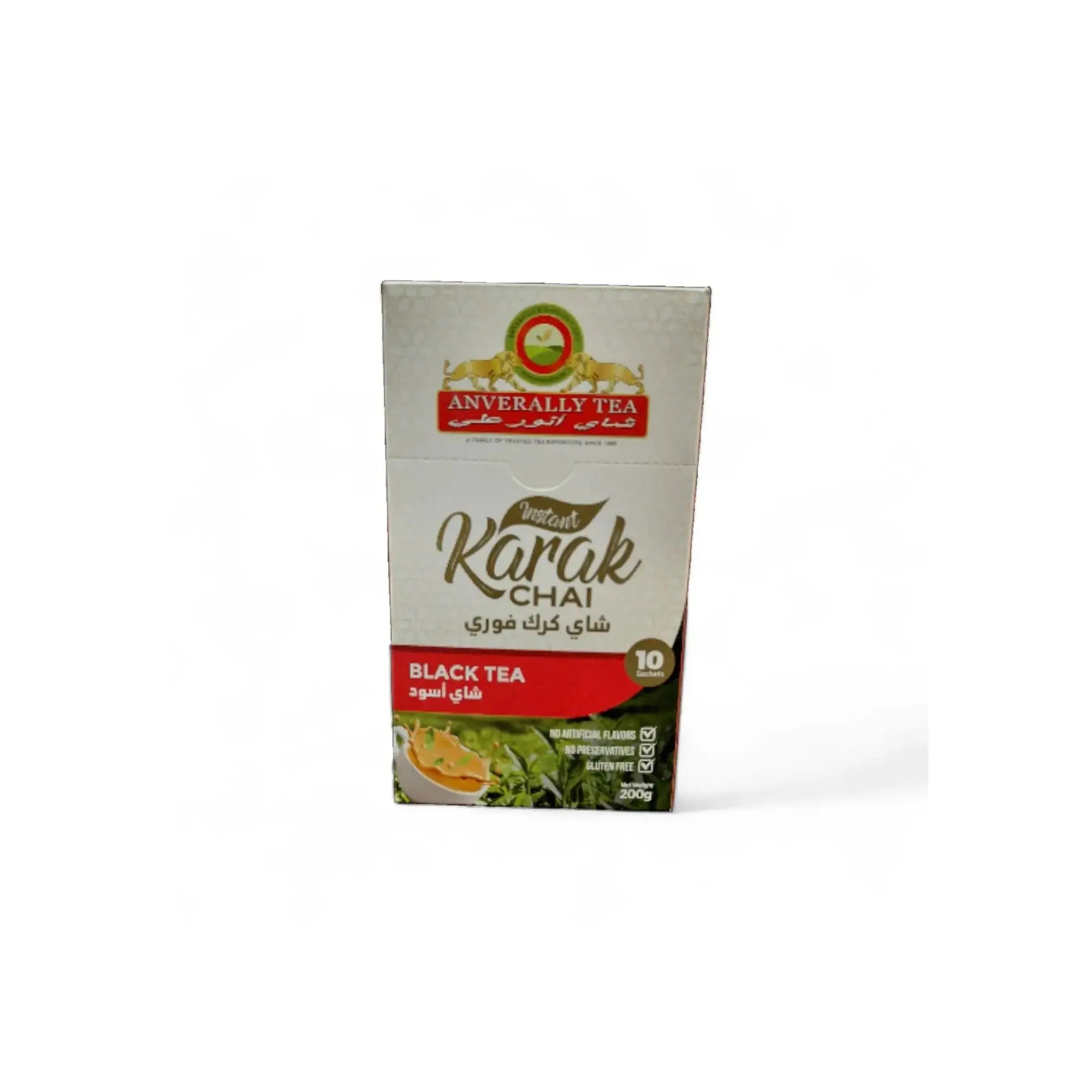 ANVERALLY TEA - Karak Chai Black Tea - 10 sachets at Coffee & Cream Egypt