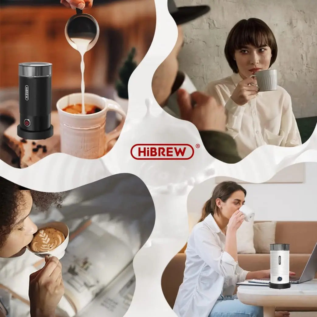 Order Hibrew - Milk Frother M1A - White for LE 2750.00 at Coffee & Cream, All your coffee needs in one place. Shop Coffee, Beans, Ground Coffee, Instant Coffee, Creamers, Coffee Machines, Blenders, and more. 50+ Brands Monin, Lavazza, Starbucks, Nespresso