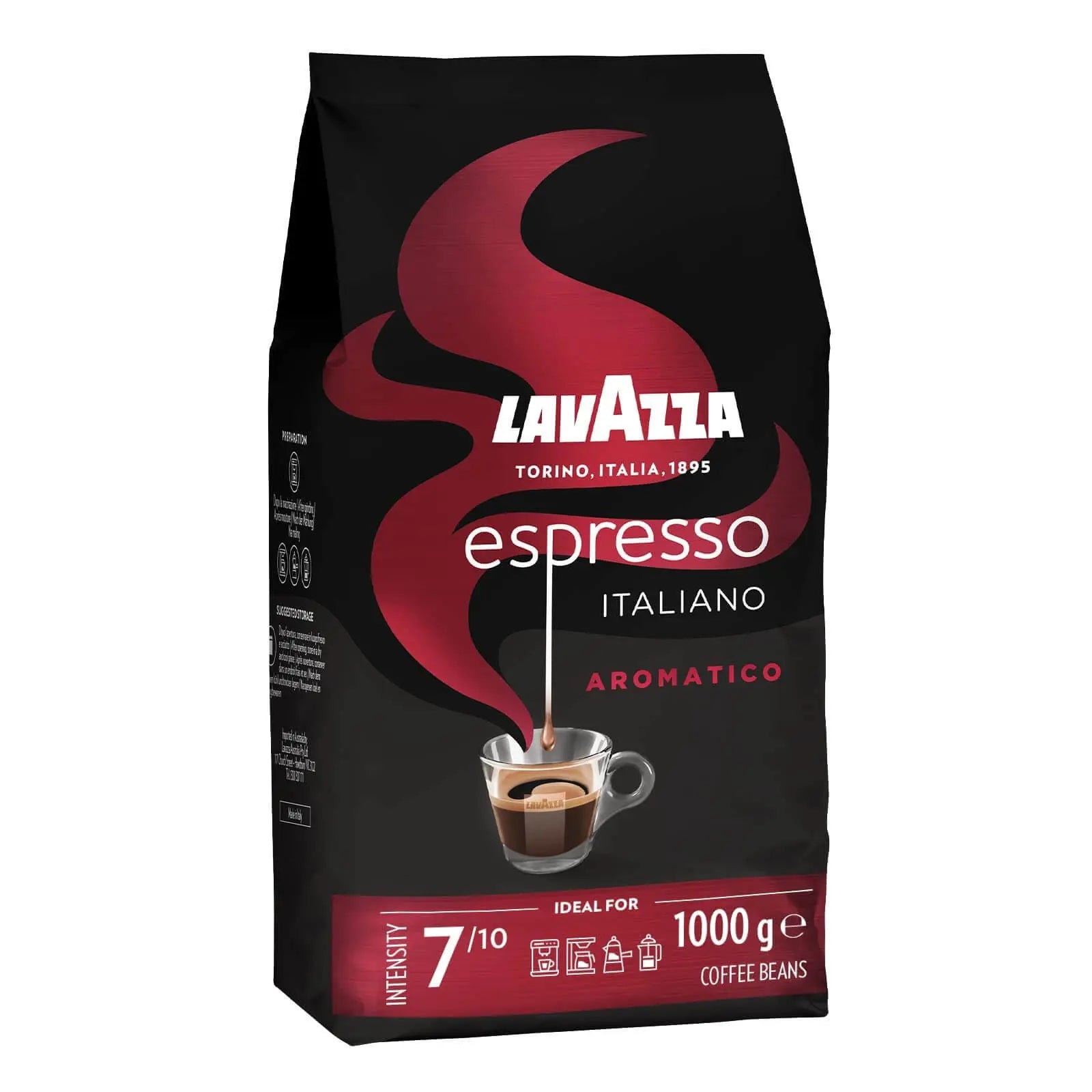 Lavazza Espresso Italiano Aromatico Whole Coffee Beans - 1kg at Coffee & Cream Egypt