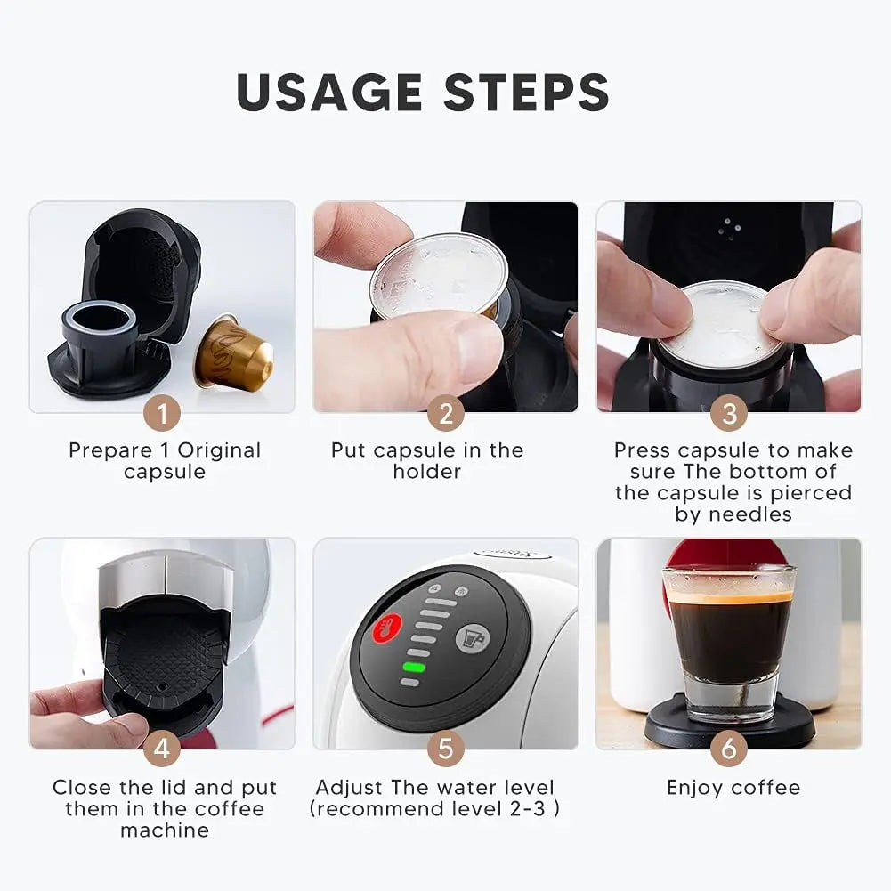 Order iCafilas Nespresso Original Capsules Adapter Dolce Gusto Machines for LE 1199.00 at Coffee & Cream, All your coffee needs in one place. Shop Coffee, Beans, Ground Coffee, Instant Coffee, Creamers, Coffee Machines, Blenders, and more. 50+ Brands Moni