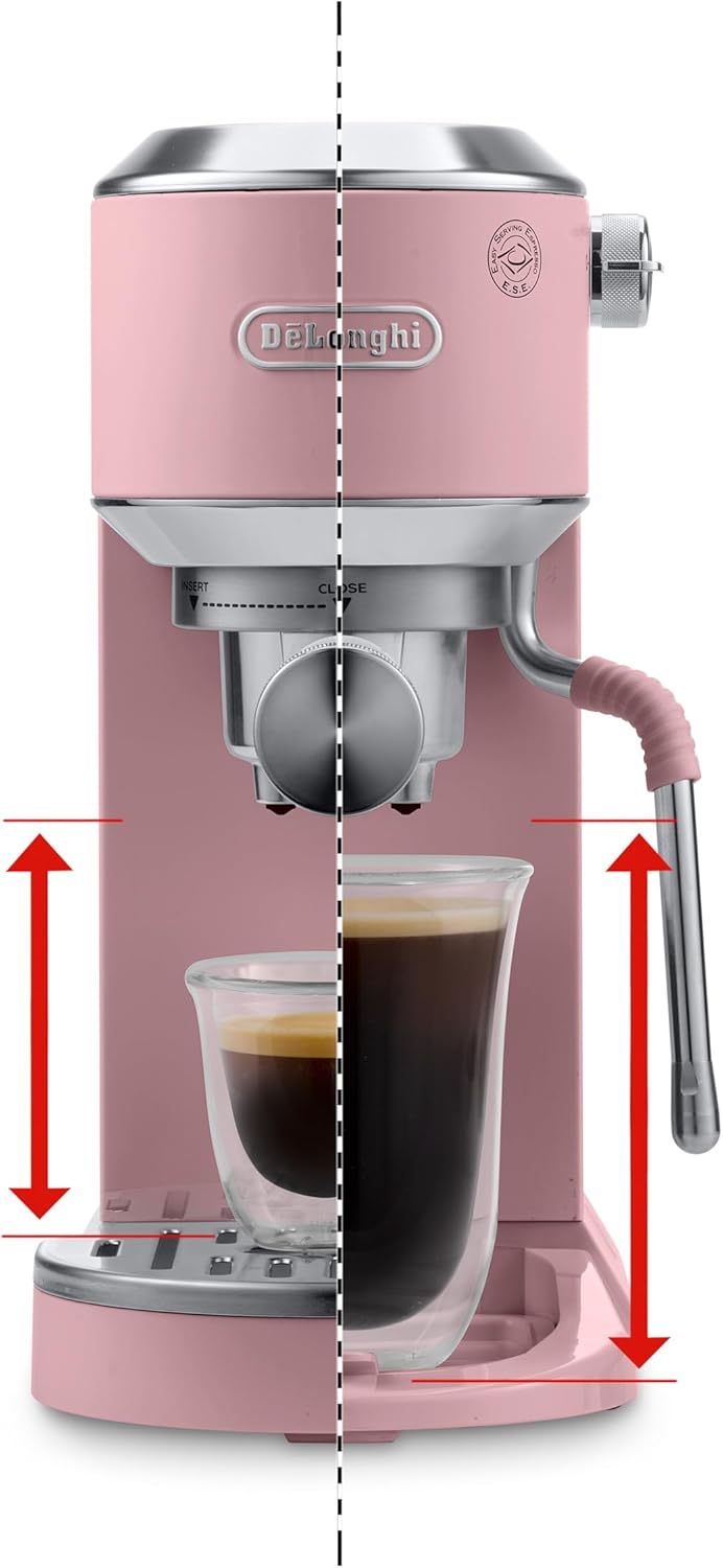 De'Longhi Dedica Duo EC890.PK Espresso & Cold Brew Machine - Pink + Gifts