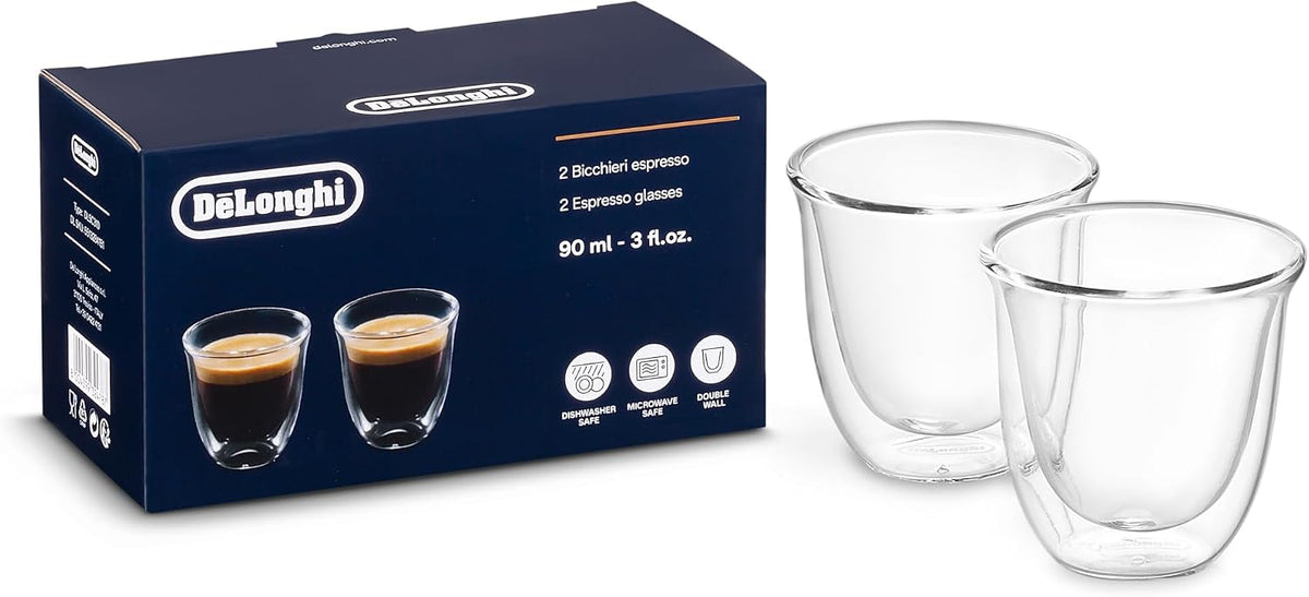 De’Longhi Espresso Glasses 60ml