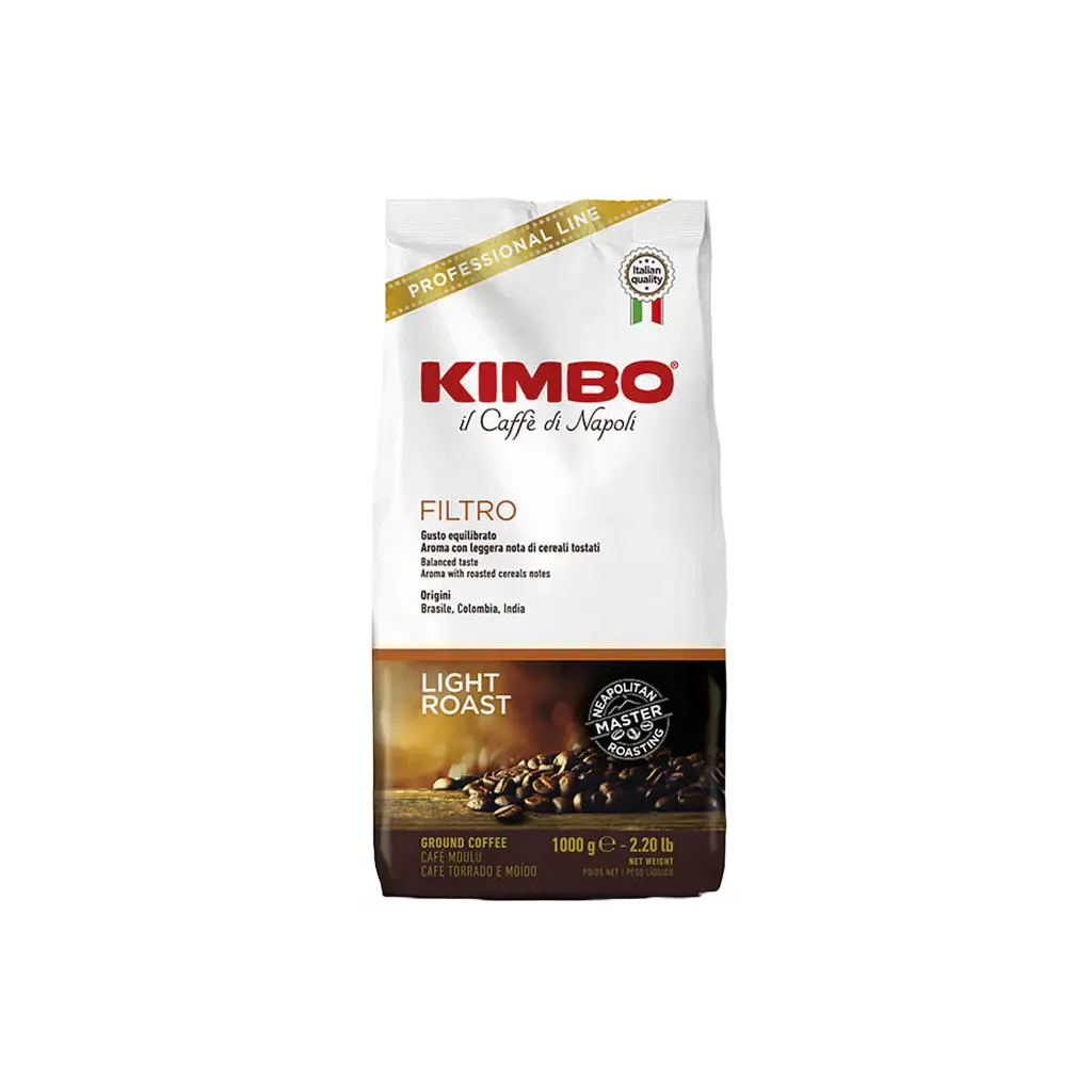 KIMBO FILTRO-GROUND COFFEE - 1kg at Coffee & Cream Egypt