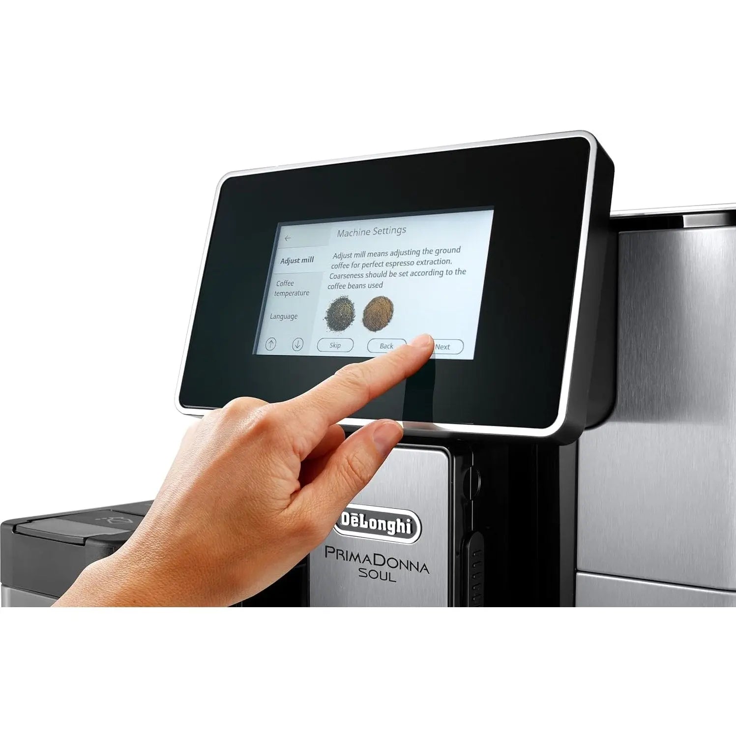 Order De'longhi PrimaDonna Soul Automatic coffee makers ECAM610.75.MB for LE 106990.00 at Coffee & Cream, All your coffee needs in one place. Shop Coffee, Beans, Ground Coffee, Instant Coffee, Creamers, Coffee Machines, Blenders, Coffee Makers & Espresso