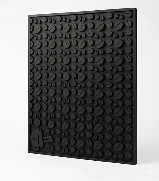 Professional Matte Bar 30x40cm – Rubber Bar Mat Non-Slip & Waterproof – Suitable for Coffee Machines, Espresso Machines, Barista Tools Organization