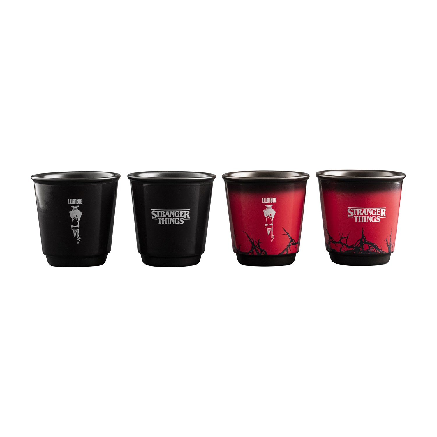 Bialetti Stranger Things Coffee Cups Set 4 x 90ml