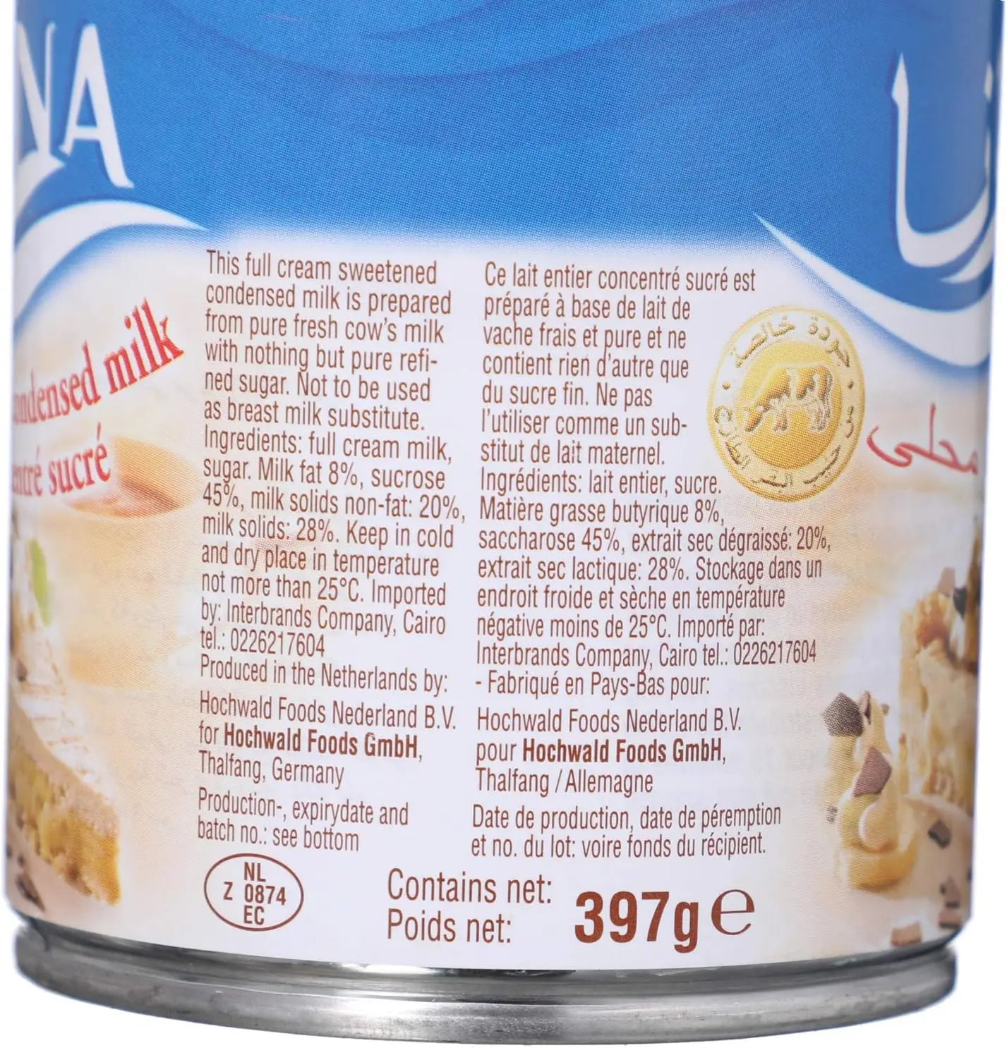 Mana - Sweetend Condensed Milk - 397 gm Coffee & Cream