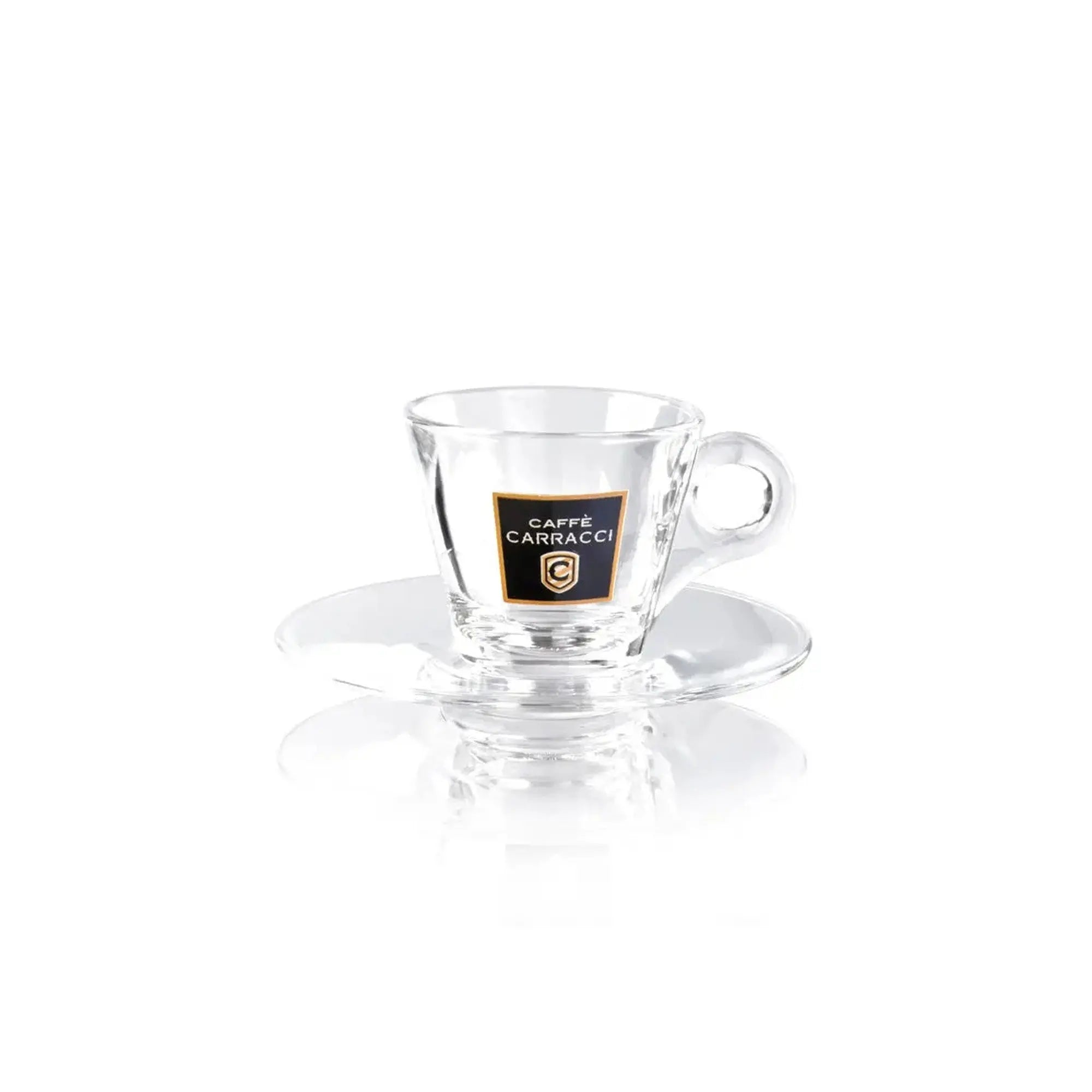 Caffe Carracci Espresso Cup With Saucer Glass at Coffee & Cream Egypt