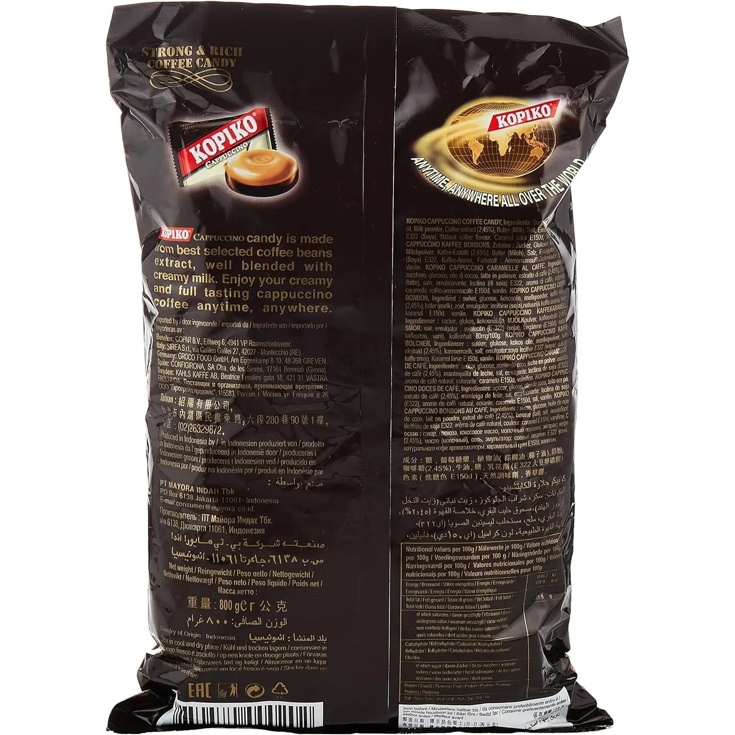 Order Kopiko - Cappuccino Candy - 800g for LE 195.00 at Coffee & Cream, All your coffee needs in one place. Shop Coffee, Beans, Ground Coffee, Instant Coffee, Creamers, Coffee Machines, Blenders, and more. 50+ Brands Monin, Lavazza, Starbucks, Nespresso,