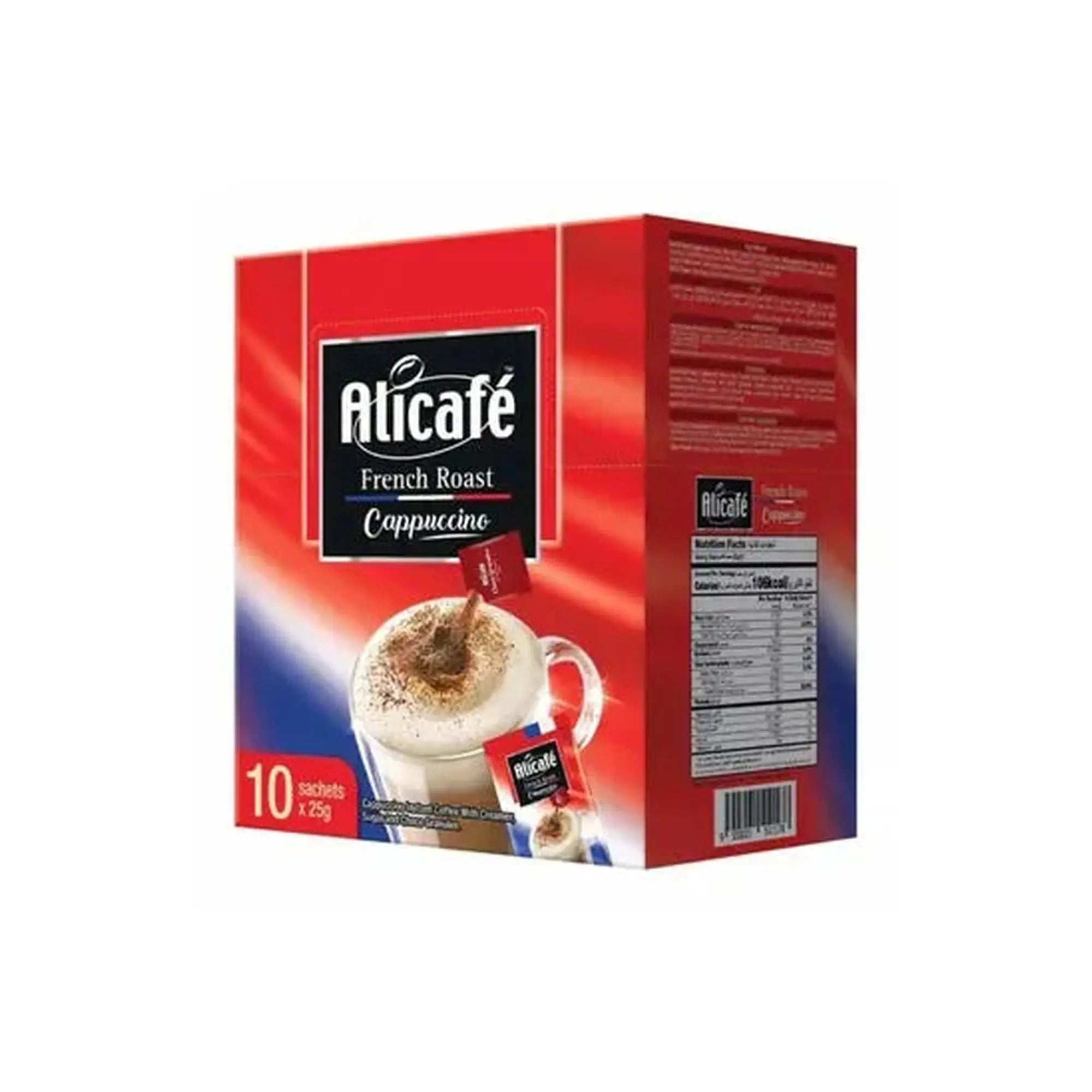 Alicafé - French Roast Cappuccino - 10 sachets at Coffee & Cream Egypt