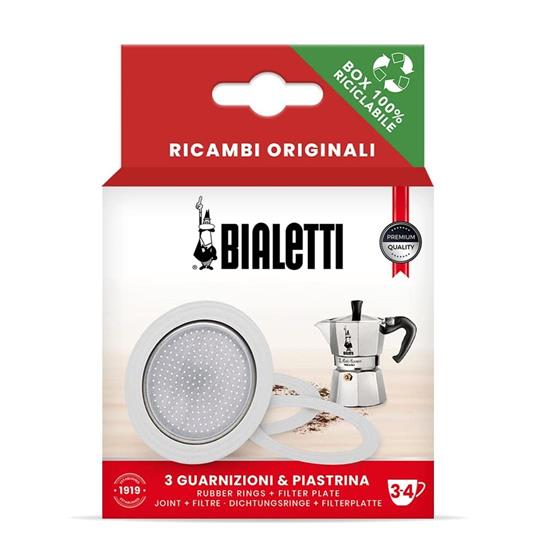 Bialetti - Moka Express Filter & Gasket Set - 3/4 Cup
