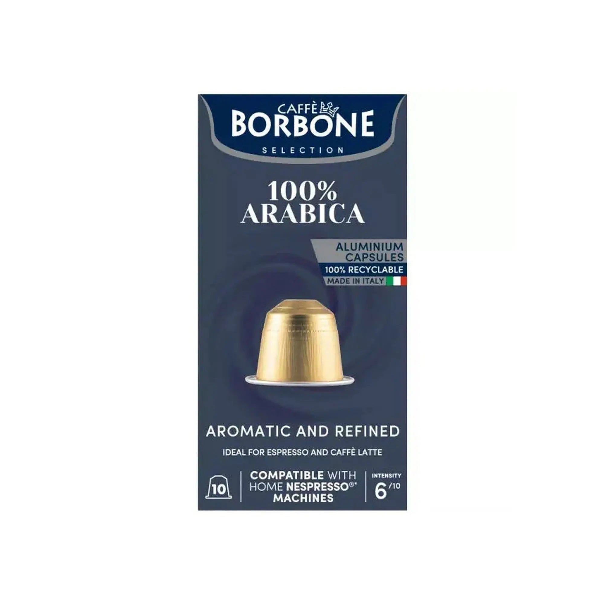Coffee Stories Caffe Borbone - lungo 100% Arabica Nespresso® compatible - 10 capsules at Coffee & Cream Egypt