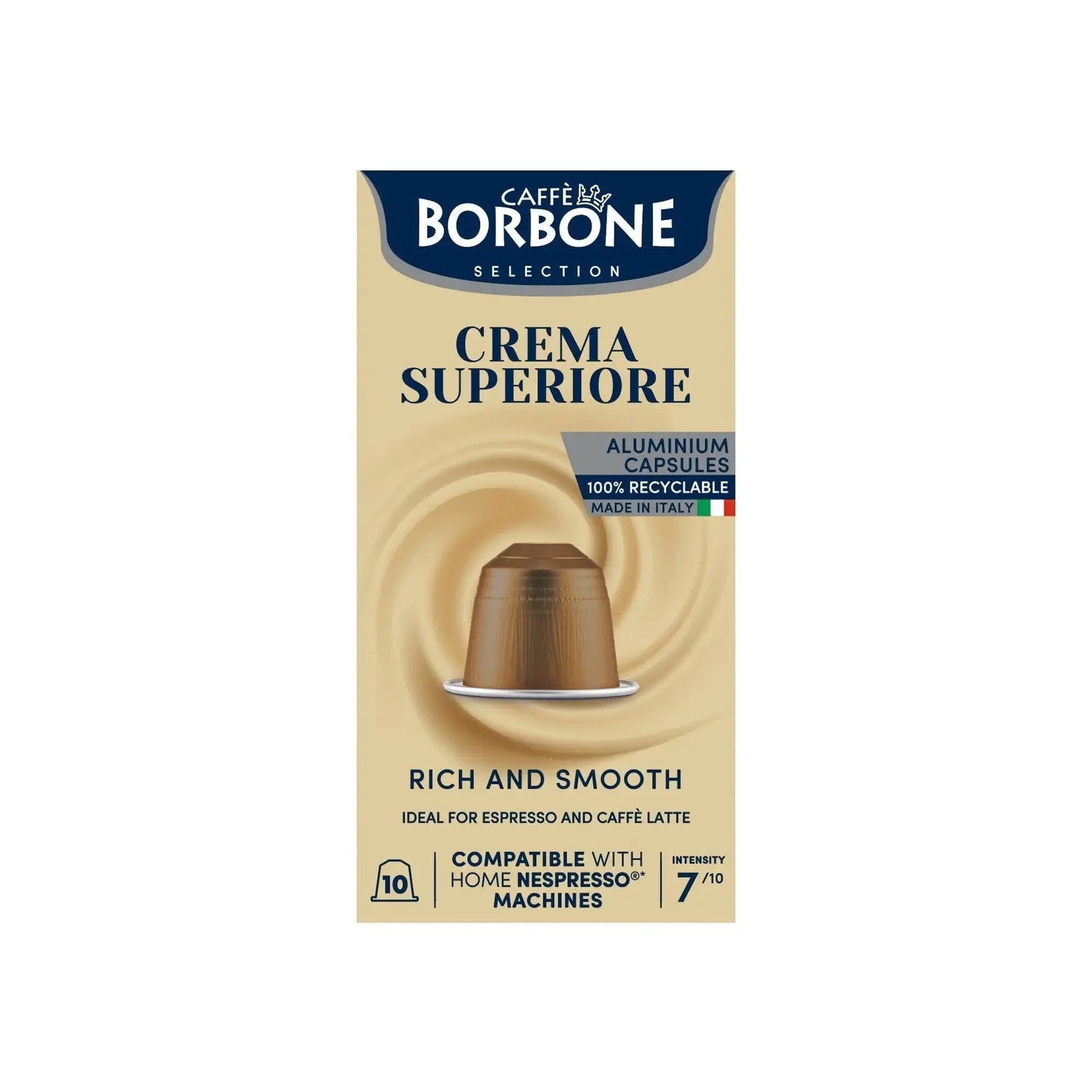 Coffee Stories Caffe Borbone - Crema Superiore Nespresso® compatible - 10 capsules at Coffee & Cream Egypt