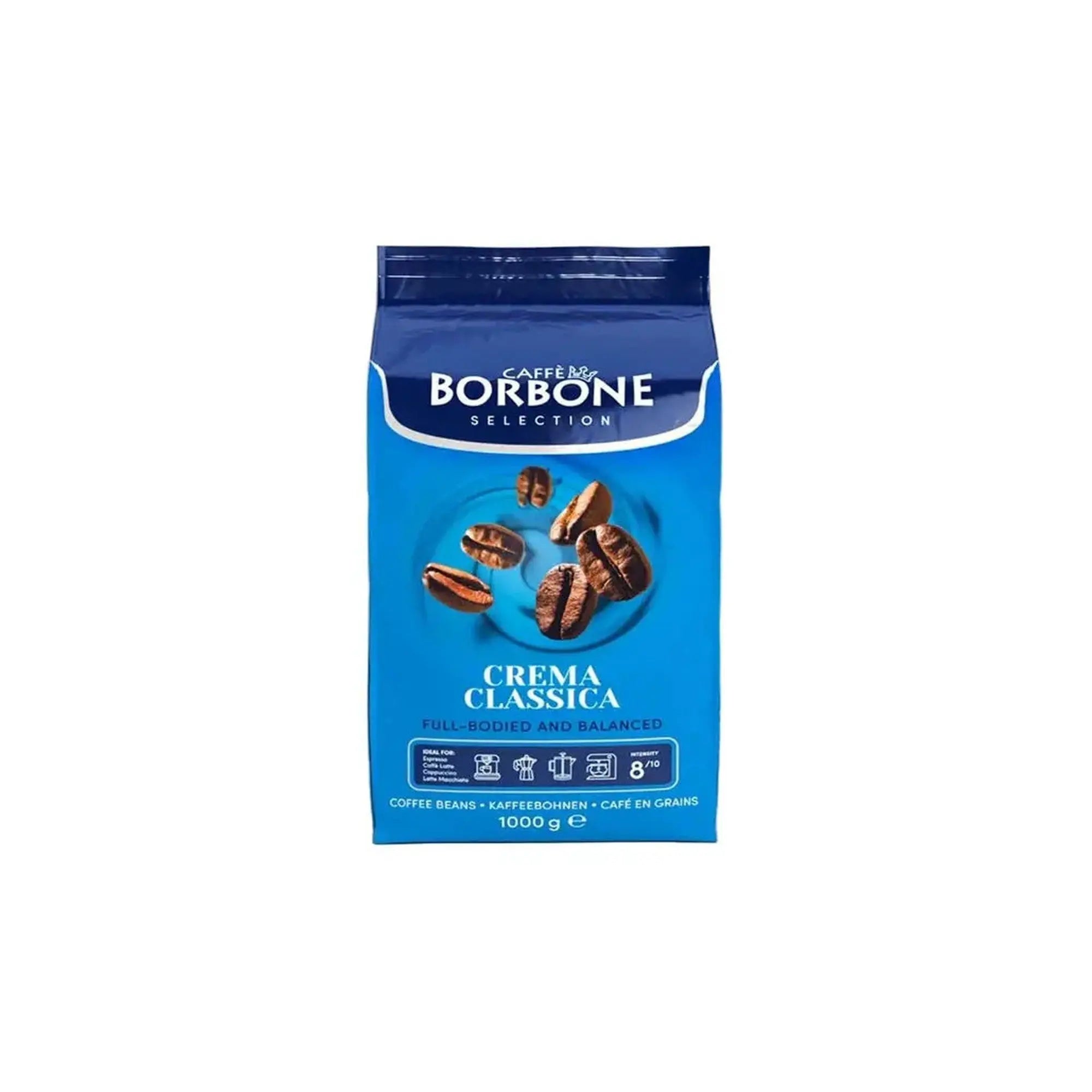 Coffee Stories Caffe Borbone -Crema Classica Whole Beans 8/10 -1kg at Coffee & Cream Egypt