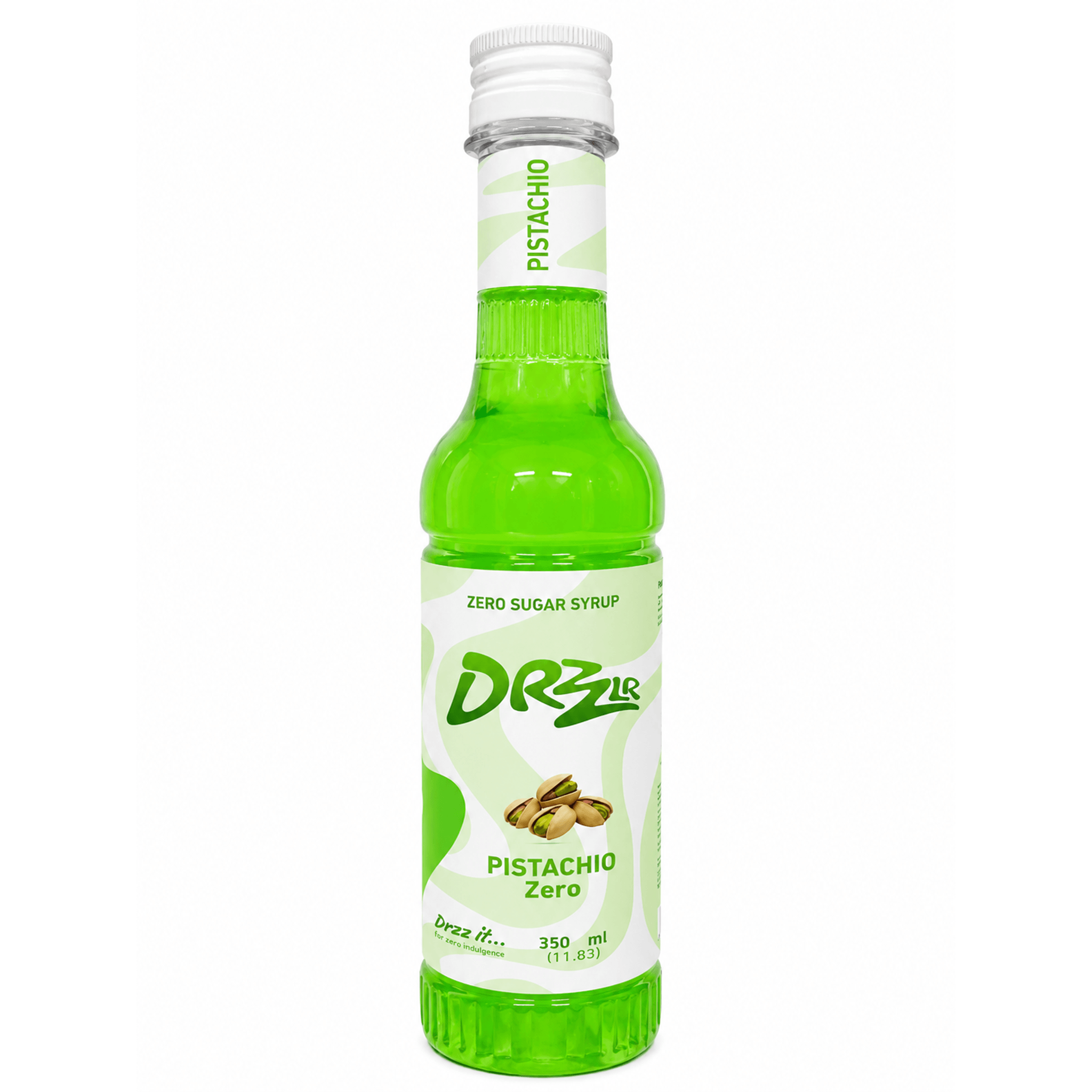 Drzzlr Pistachio Zero Sugar Syrup 350ml bottle