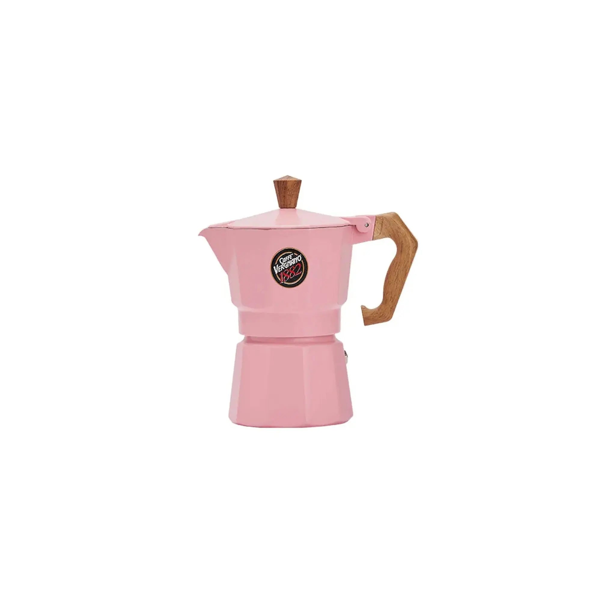 Caffè Vergnano - Pink Moka Pot - 3 Cup at Coffee & Cream Egypt