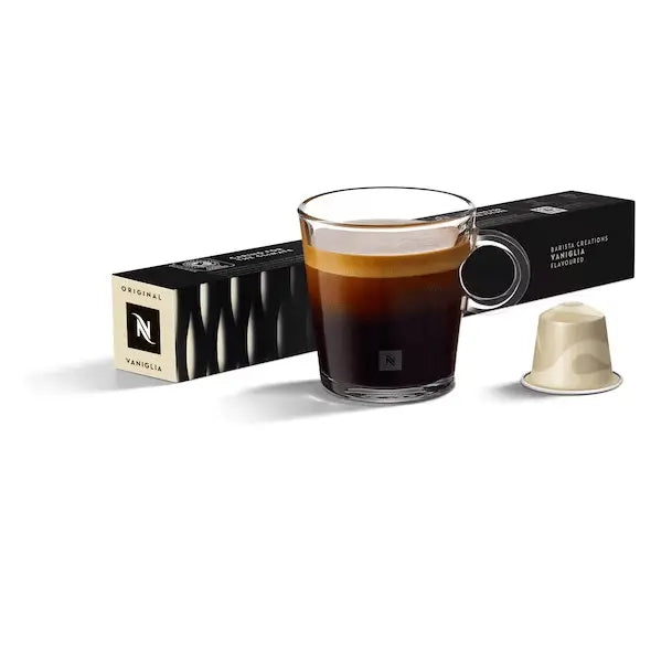 Nespresso Barista Creations Vaniglia Flavoured Original Espresso Capsules - Intensity 6 - 10 Capsules at Coffee & Cre...