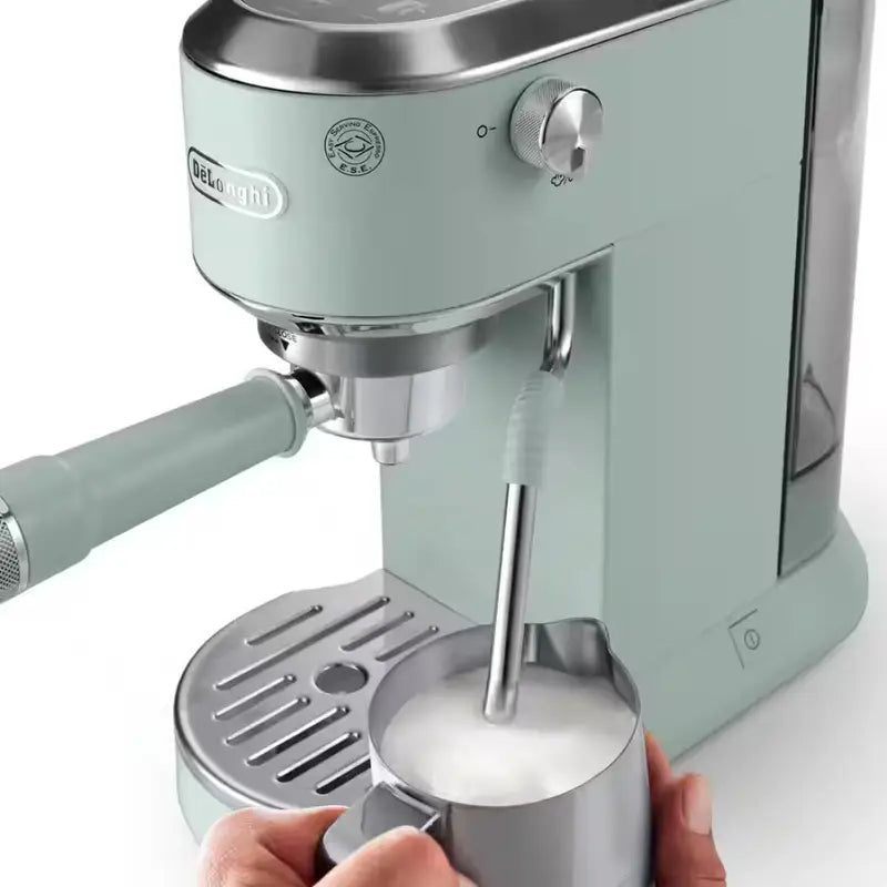 De'Longhi Dedica Duo EC890.GR Espresso & Cold Brew Machine - Mint Green + Gifts