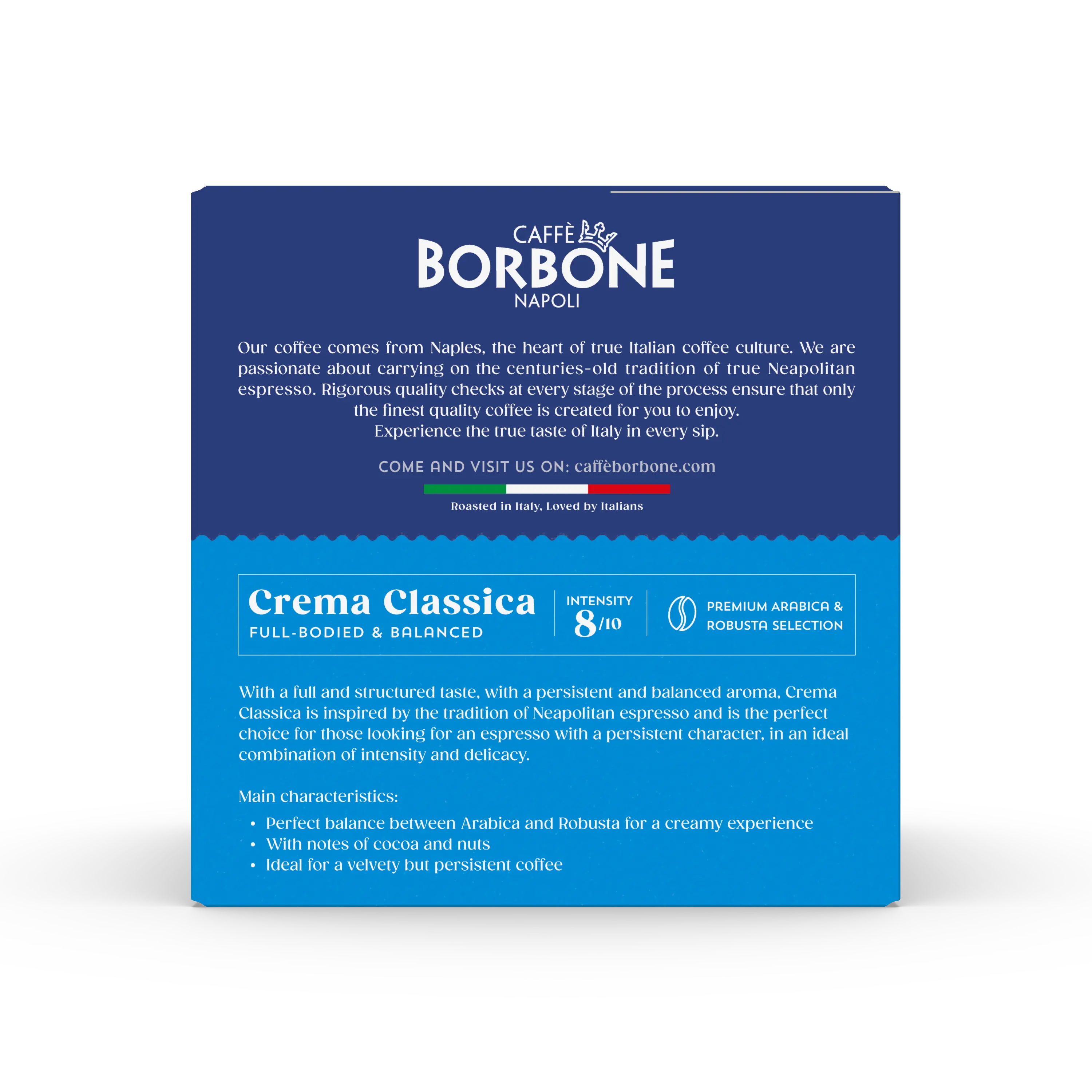 Caffe Borbone - Crema Classica Capsules Compatible With Dolce Gusto 8/10 - 16 Capsules coffee & cream