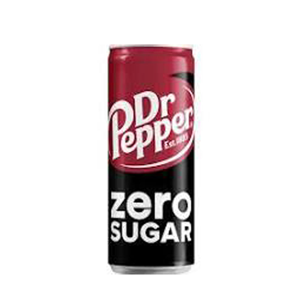 Dr Pepper Zero Sugar 330ml product packshot