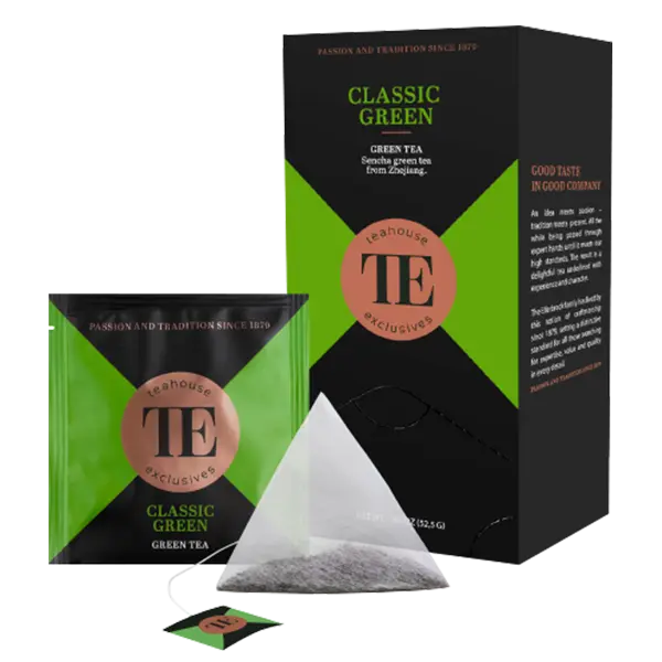 Tawzeea Tea House Exclusive - Classic Green - 10 Sachets at Coffee & Cream Egypt