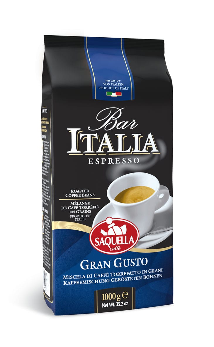 Saquella - Gran Gusto Whole Coffee Beans - 1kg