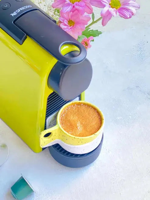 Order Handmade Pottery - Yellow Espresso Cup - 100 ml (Set of 2) for LE 430.00 at Coffee & Cream, All your coffee needs in one place. Shop Coffee, Beans, Ground Coffee, Instant Coffee, Creamers, Coffee Machines, Blenders, and more. 50+ Brands Monin, Lavaz