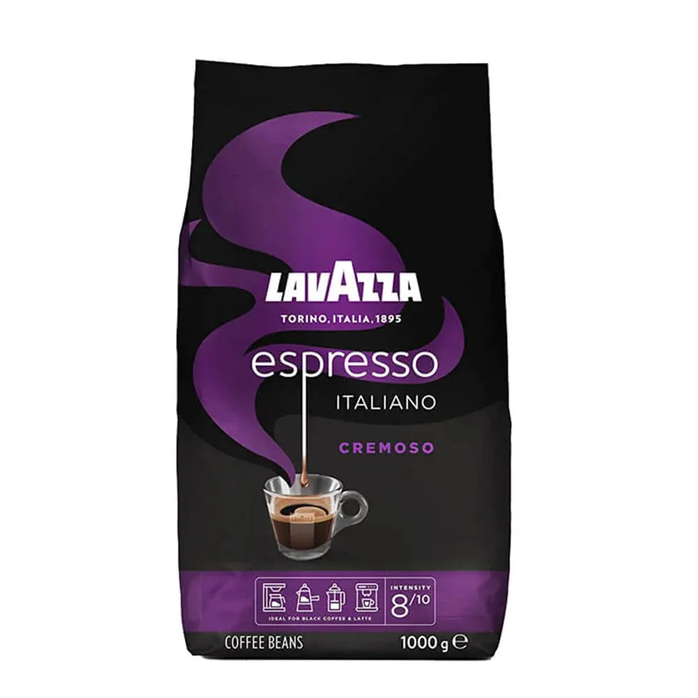 Lavazza Espresso Italiano Cremoso Whole Coffee Beans - 1kg at Coffee & Cream Egypt