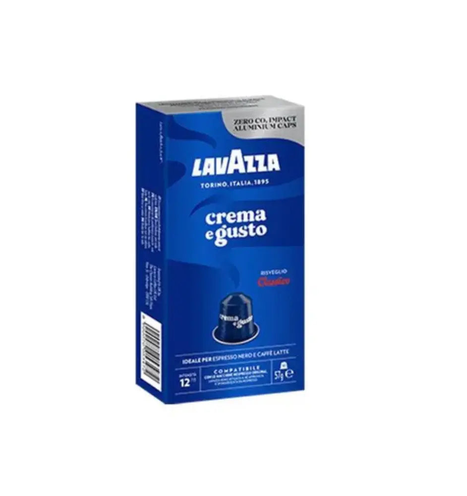 Lavazza Crema E Gusto Classico Nespresso Compatible Coffee Capsules - 10 Capsules at Coffee & Cream Egypt