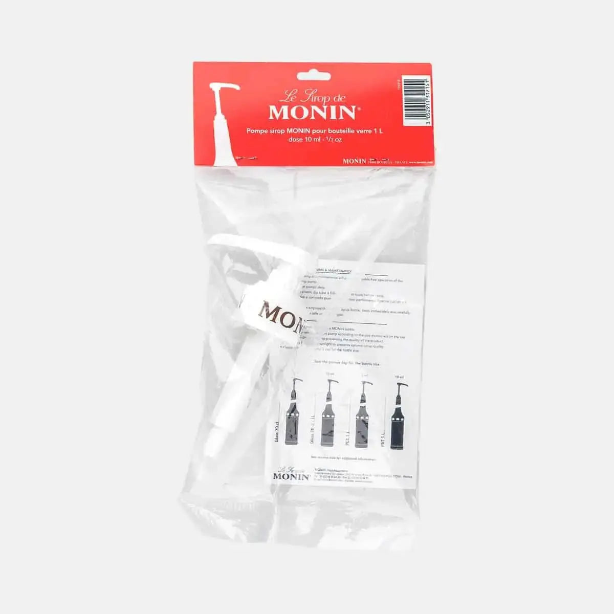Monin - 10ml Syrup Pump for 1L GLASS Bottle at Coffee & Cream Egypt