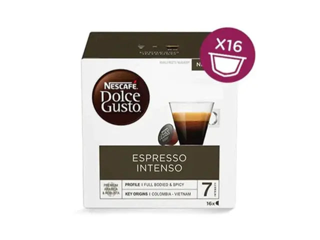Nescafe Dolce Gusto Espresso Intense Coffee Capsules - 16 Capsules at Coffee & Cream Egypt