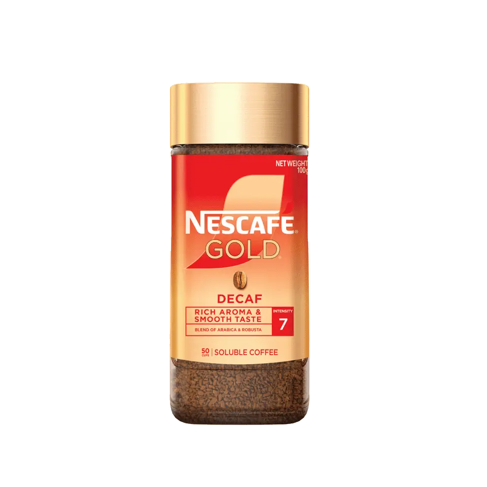 Nescafe Gold Decaf Coffee - 100g at Coffee & Cream Egypt