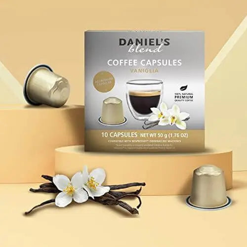 Daniel's Blend - Vaniglia Compatible by Nespresso - 10 capsules at Coffee & Cream Egypt
