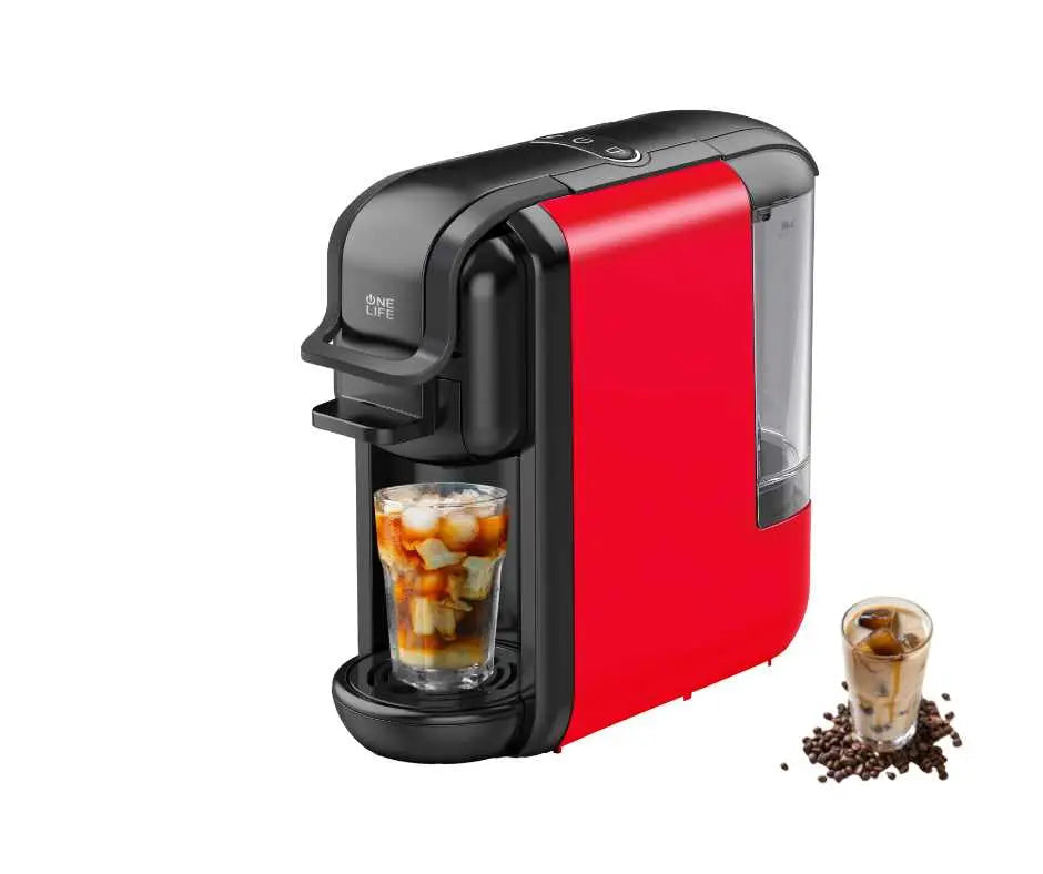 Order One life - Espresso Machine Multi Capsule Coffee Maker 4 in 1 ES90R/B ( With warranty) for LE 8499.00 at Coffee & Cream, All your coffee needs in one place. Shop Coffee, Beans, Ground Coffee, Instant Coffee, Creamers, Coffee Machines, Blenders, and