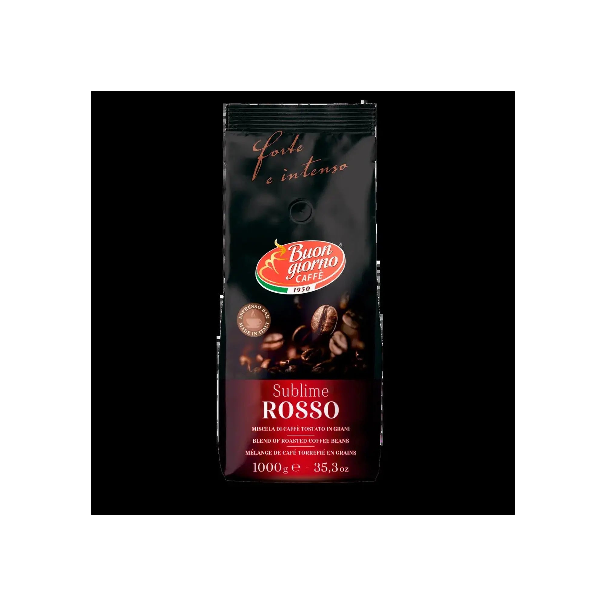 Buongiorno Caffè - Sublime Rosso Coffee Beans - 1kg at Coffee & Cream Egypt