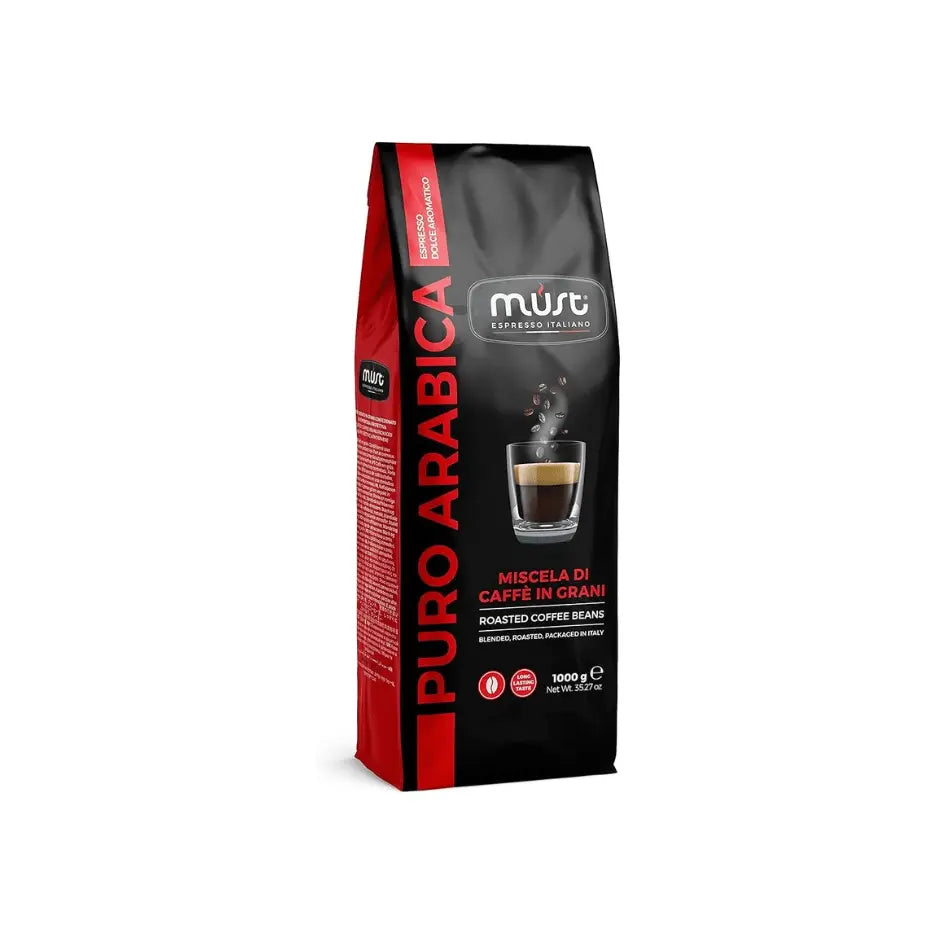 MUST - 100% Pure Arabica Whole Coffee Beans - 1 kg at Coffee & Cream Egypt