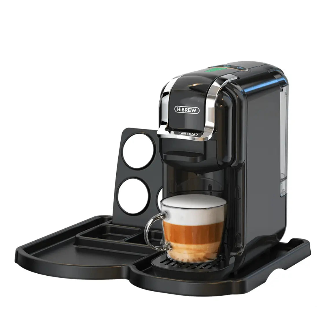 Order Hibrew - H2B 5 in 1 Multi-Capsule Cold & Hot Coffee Maker - Black (1 Year Warranty) for LE 8500.00 at Coffee & Cream, All your coffee needs in one place. Shop Coffee, Beans, Ground Coffee, Instant Coffee, Creamers, Coffee Machines, Blenders, and mor