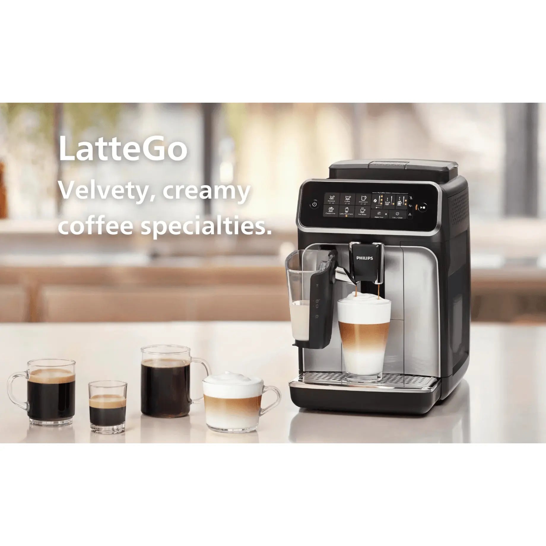 Order Philips 5500 LatteGo: Fully Automatic Espresso Machine for LE 49999.00 at Coffee & Cream, All your coffee needs in one place. Shop Coffee, Beans, Ground Coffee, Instant Coffee, Creamers, Coffee Machines, Blenders, Coffee Makers & Espresso Machines a